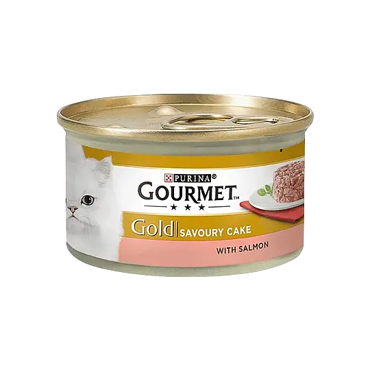 Gourmet Gold Kıyılmış Somonlu Kedi Konservesi 85 gr