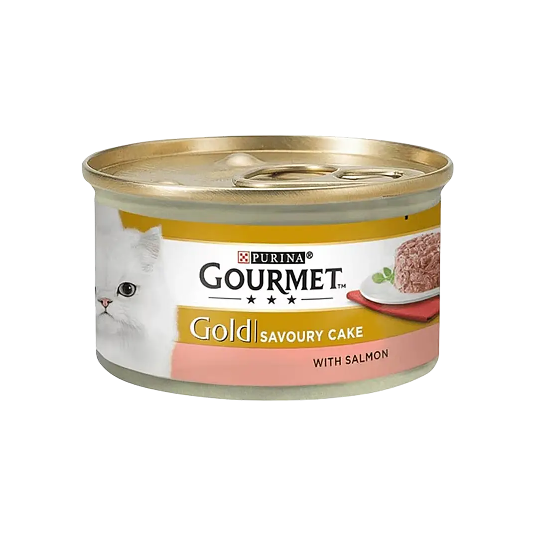 Gourmet Gold Kıyılmış Somonlu Kedi Konservesi 85 gr - 1
