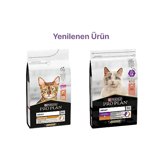 Pro Plan Hairball & Healthy Skin Somonlu Tüy Sağlığı Destekleyici Yetişkin Kedi Maması 10 kg