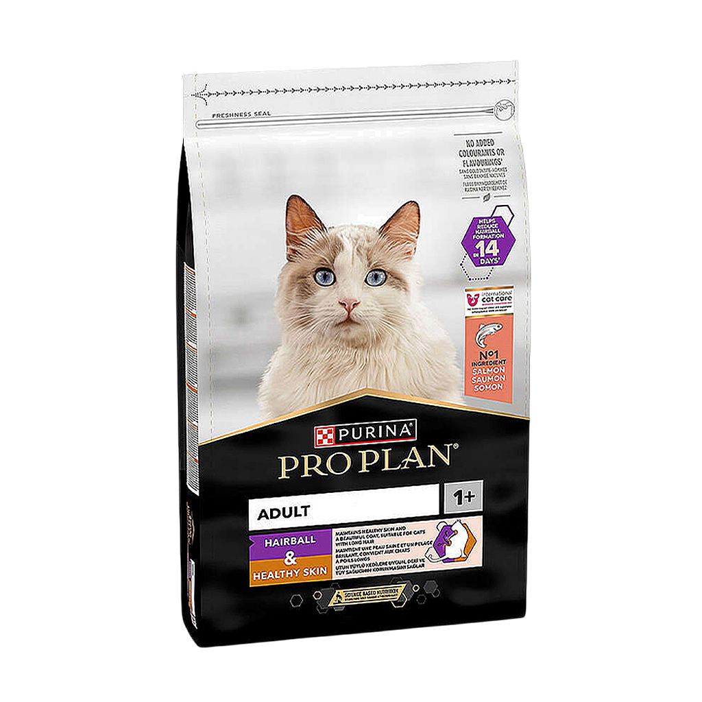 Pro Plan Hairball & Healthy Skin Somonlu Tüy Sağlığı Destekleyici Yetişkin Kedi Maması 10 kg - 2
