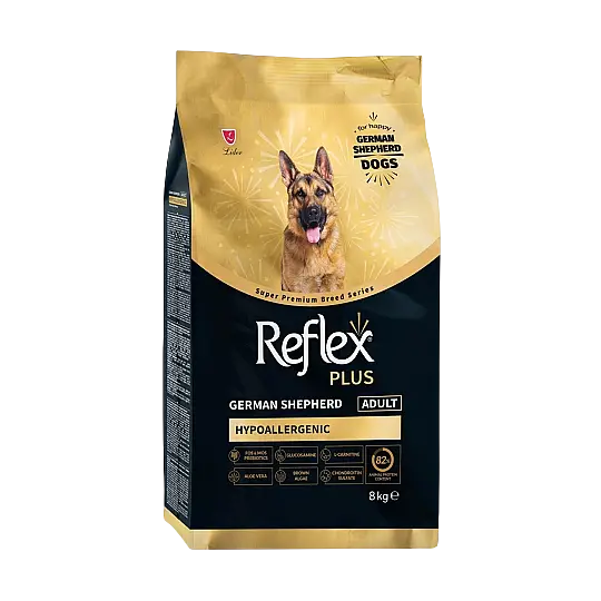 Reflex Plus Hipoalerjenik German Shepherd Yetişkin Köpek Maması 8 kg