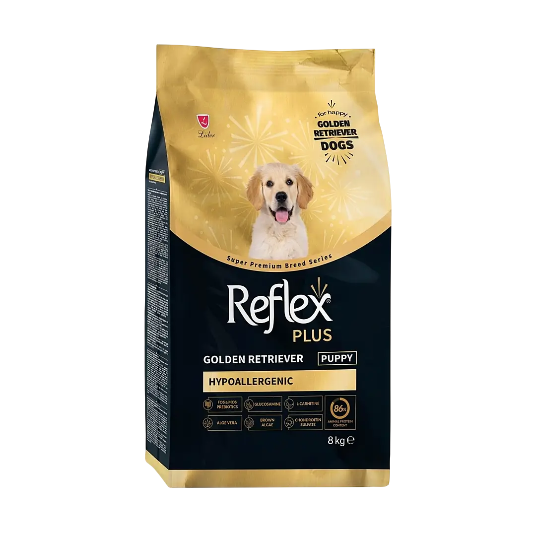 Reflex Plus Hipoalerjenik Golden Retriever Yavru Köpek Maması 8 kg - 1