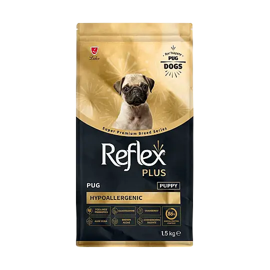 Reflex Plus Hipoalerjenik Pug Yavru Köpek Maması 1,5 kg