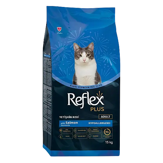 Reflex Plus Somonlu Yetişkin Kedi Maması 15 kg