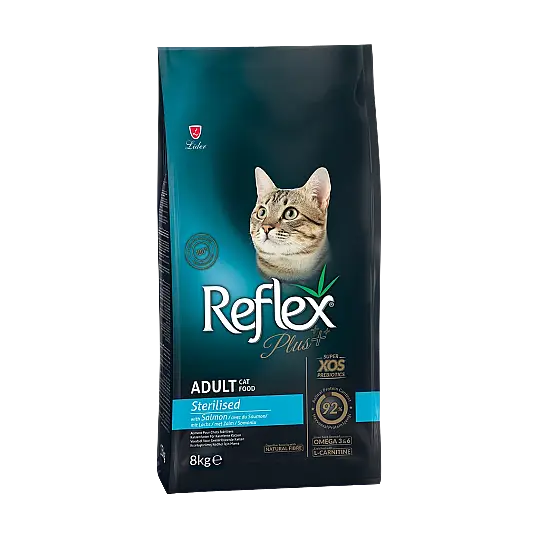 Reflex Plus Sterilised Somonlu Kısırlaştırılmış Kedi Maması 8 Kg