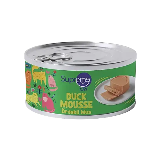 Supreme Cat Mousse Ördekli Kedi Konservesi 85 gr