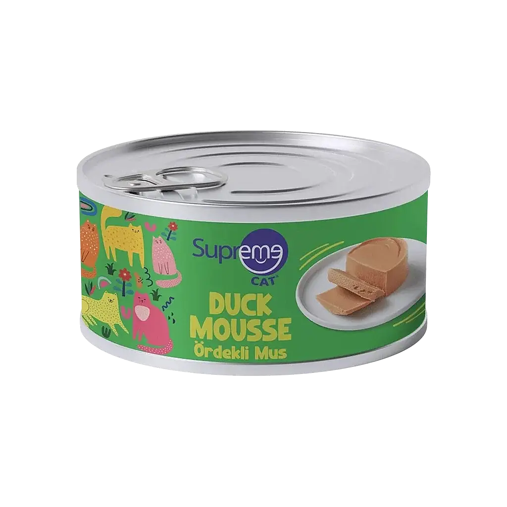 Supreme Cat Mousse Ördekli Kedi Konservesi 85 gr - 1