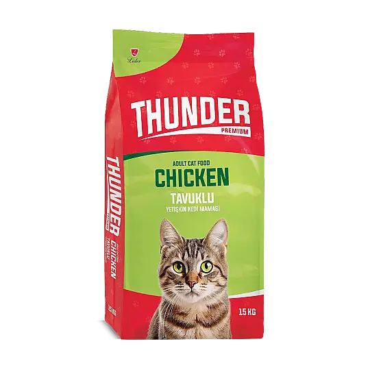 Thunder Yetişkin Tavuklu Kedi Maması 15 kg