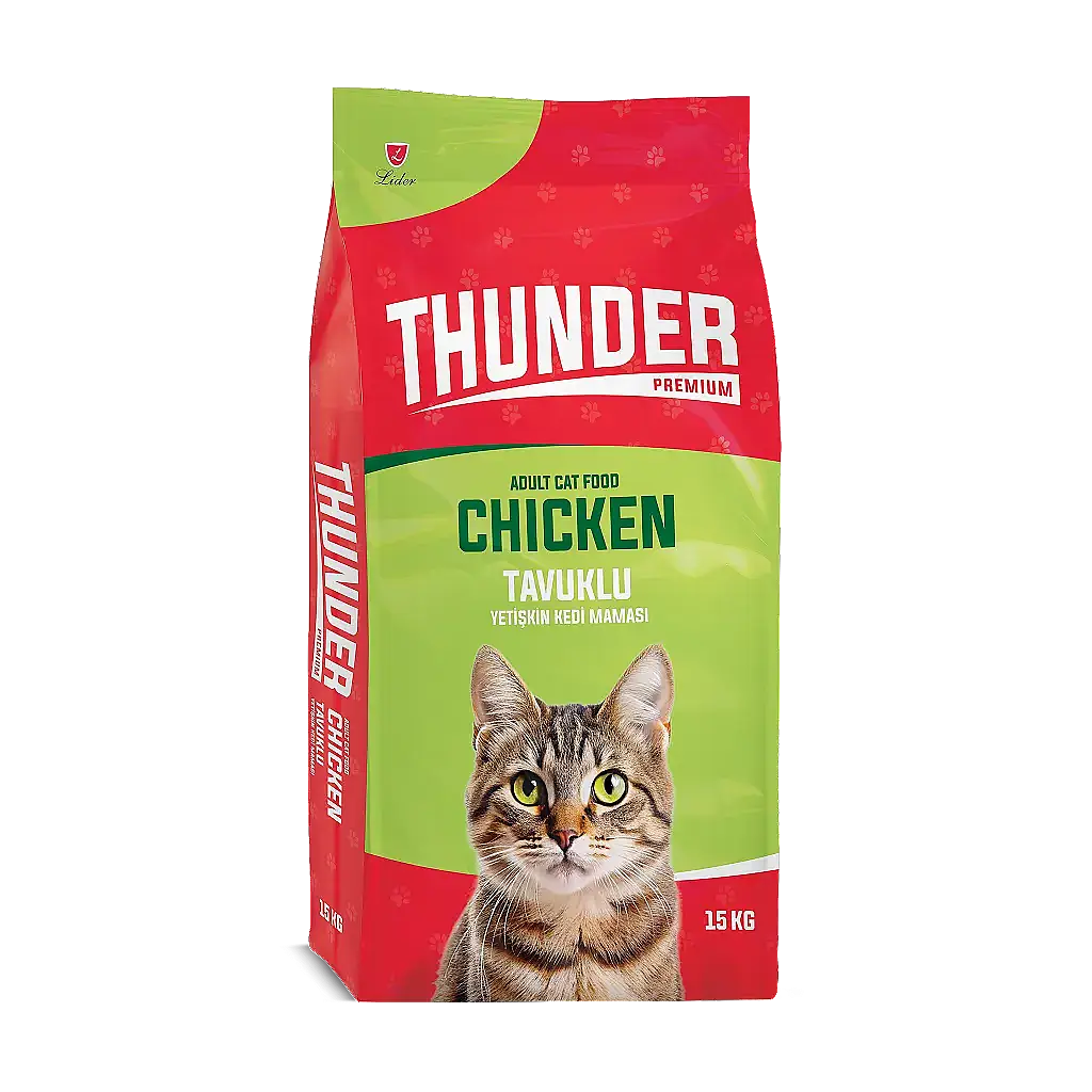 Thunder Yetişkin Tavuklu Kedi Maması 15 kg - 1