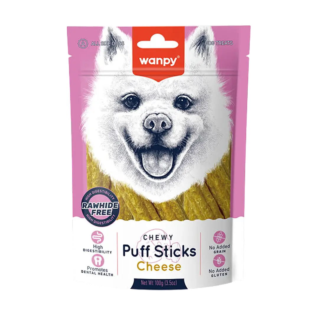 Wanpy Tahılsız Peynirli Köpek Çiğneme Ödülü 100 gr - 1