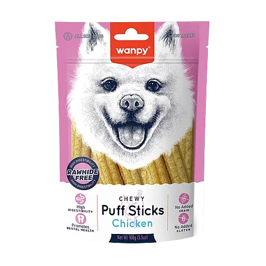 Wanpy Tahılsız Tavuklu Köpek Çiğneme Ödülü 100 gr